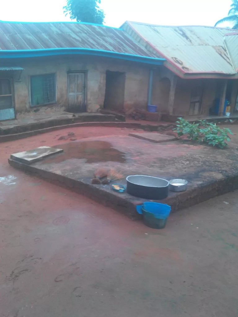 The apartment of the late Akpanika Frampton Hope in Ezehu Umuhu Okwuato autonomous community, Aboh Mbaise LGA, Imo state