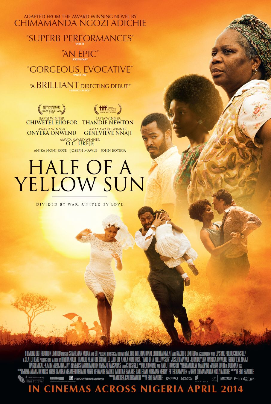 Nigeria Censor Board Halts The Release Chimamanda Adichie’s “Half Of A Yellow Sun” The Movie