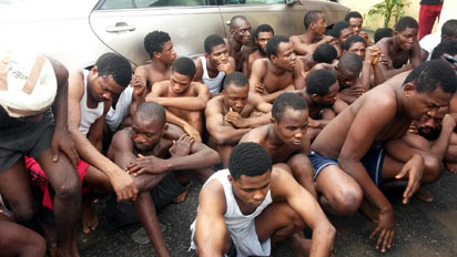 Police Nab 35 Suspected Cultists During Initiation Ceremony In Imo