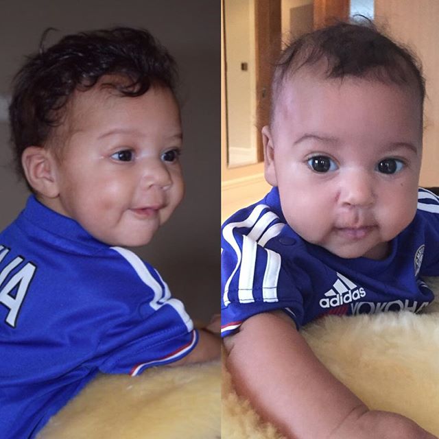 SEE How Mikel And His Adorable Twins Patiently Waited For Xmas Dinner