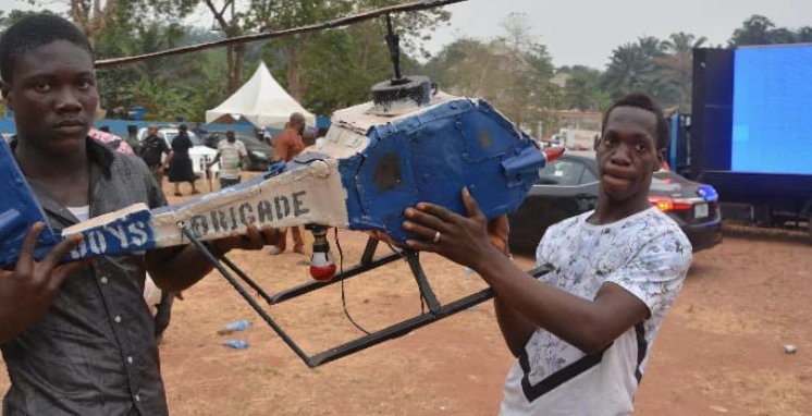 Two Igbo Teenagers Build Helicopter In Anambra (Photo)