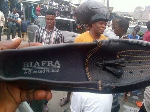 See Awesome Photos Of Made-In-Biafra Shoes