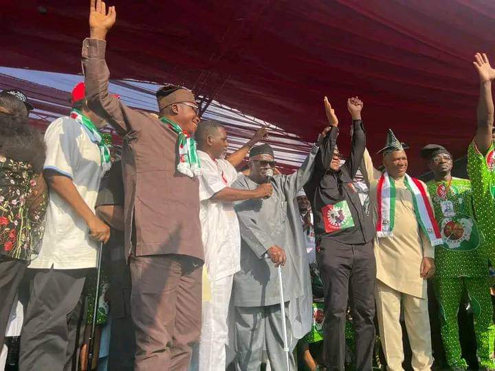 Adebanjo graces Obi’s rally in Ibadan